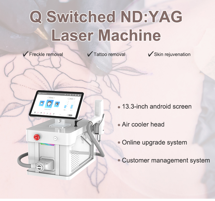 q switch nd yag laser machine