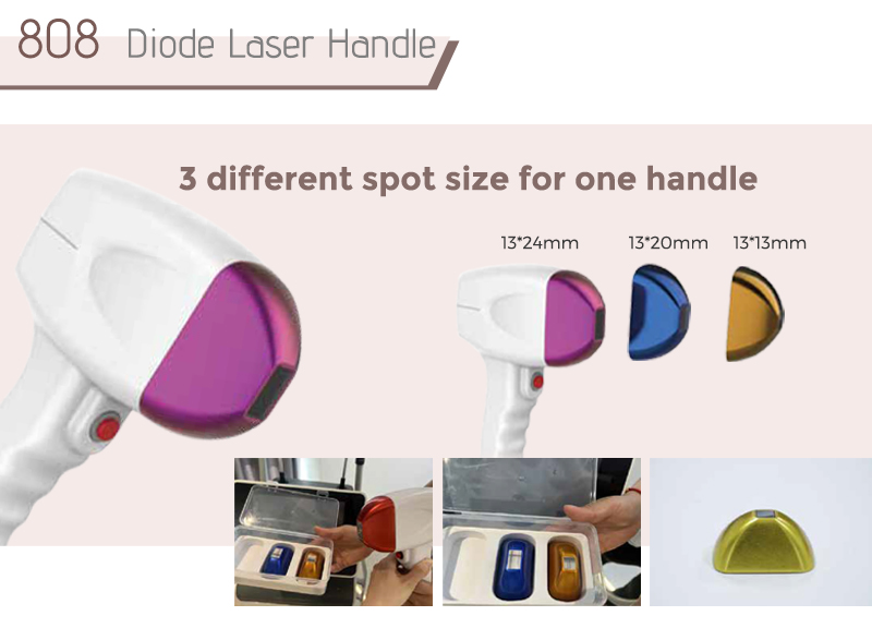 808 diode laser handle