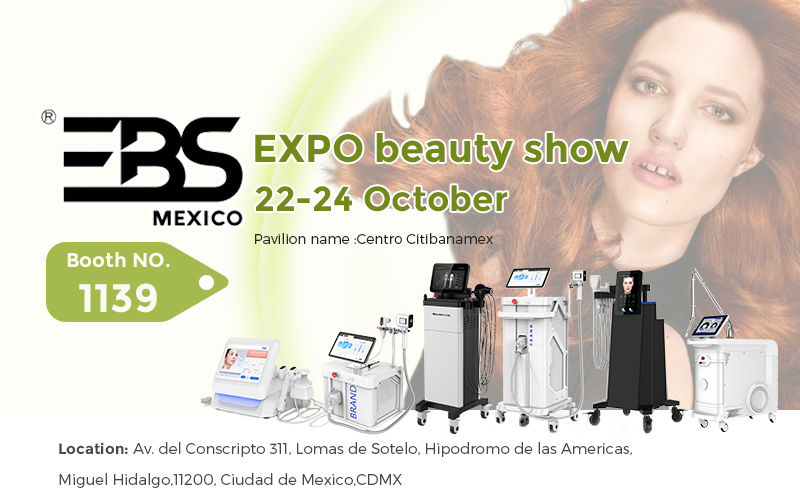 Mexico Expo Beauty Show 2023 booth1139. Letter of invitation from the BMTlaser business