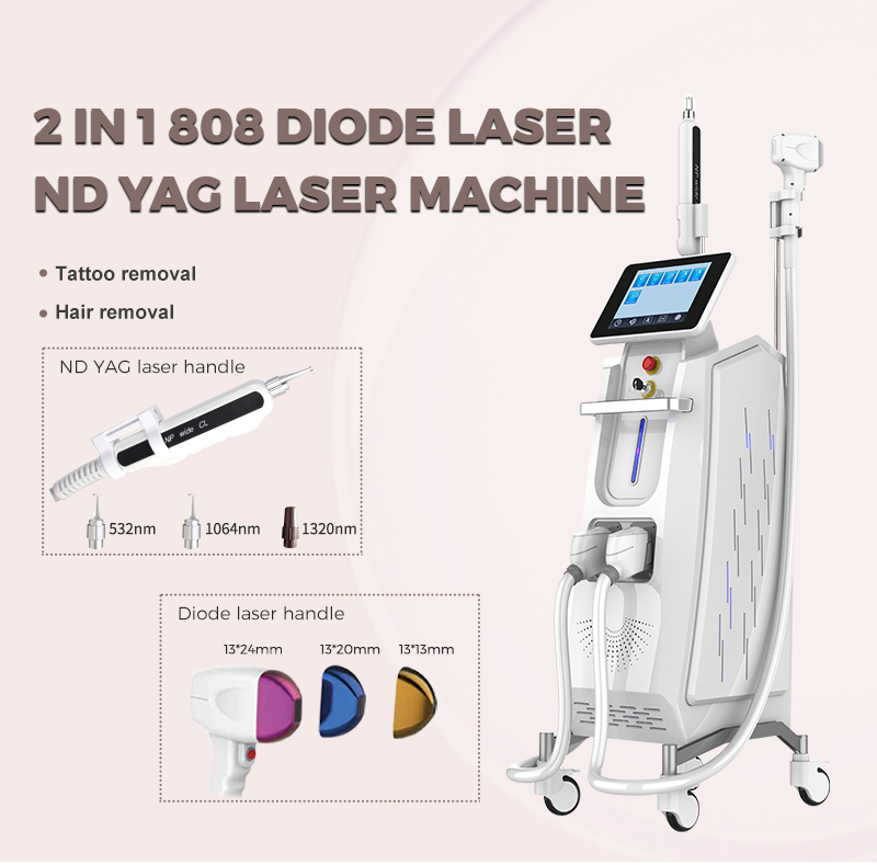 2 In 1 Diode Laser ND Yag Laser Machine Tattoo Removal Hair Removal Buy MultiPurpose Diode