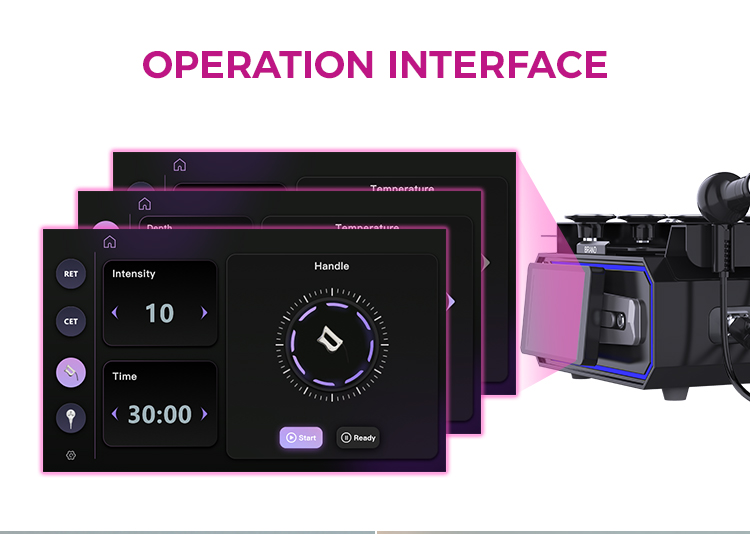 448K+20K Ret Cet Rf Radiofrequency Pain Relief Slimming Smart Tecar Physical Therapy Machine