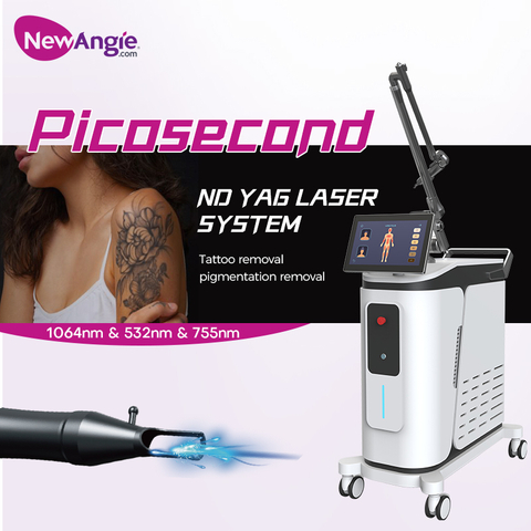 1064nm 532nm 755nm Picosecond Laser Tattoo Removal Pigmentation Machine