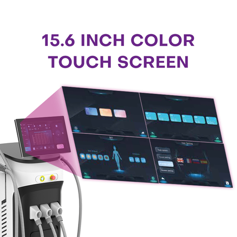 Diode Laser Tattoo Removal Multifunction 3 In 1 808nm Hair Removal Q Switched Nd Yag IPL Machine