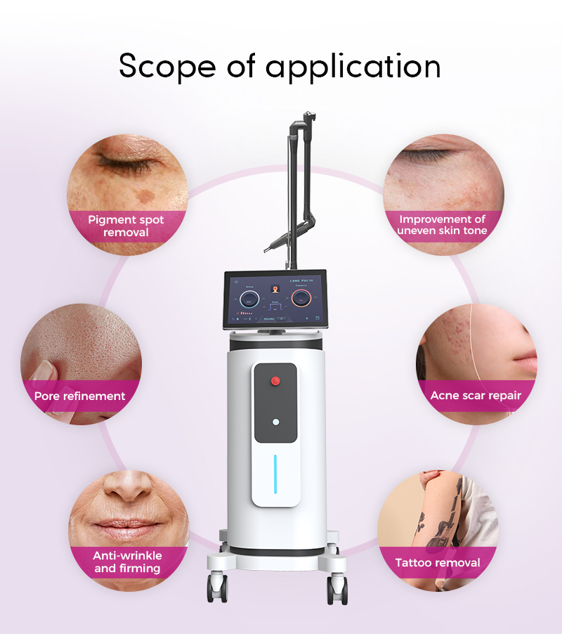 1064nm 532nm 755nm Picosecond Laser Tattoo Removal Pigmentation Machine