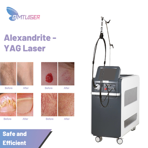 GentleMax Pro Alexandrite Nd Yag Laser Hair Removal Machine