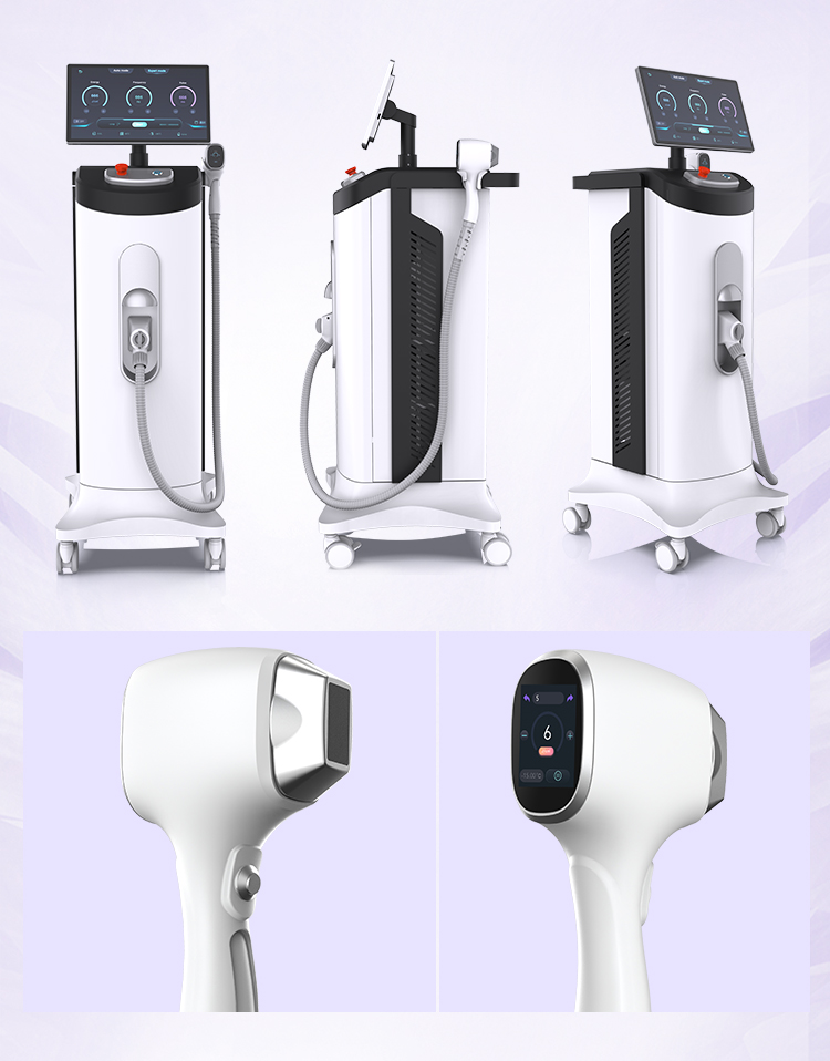 Professional Diode Ice Laser Hair Removal Machine With 755nm 808nm 940nm 1064nm