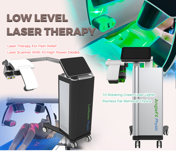 Laser Therapy LMS LuxMaster Pain Relief Physiotherapy Machine With Wavelength 405nm And 635nm