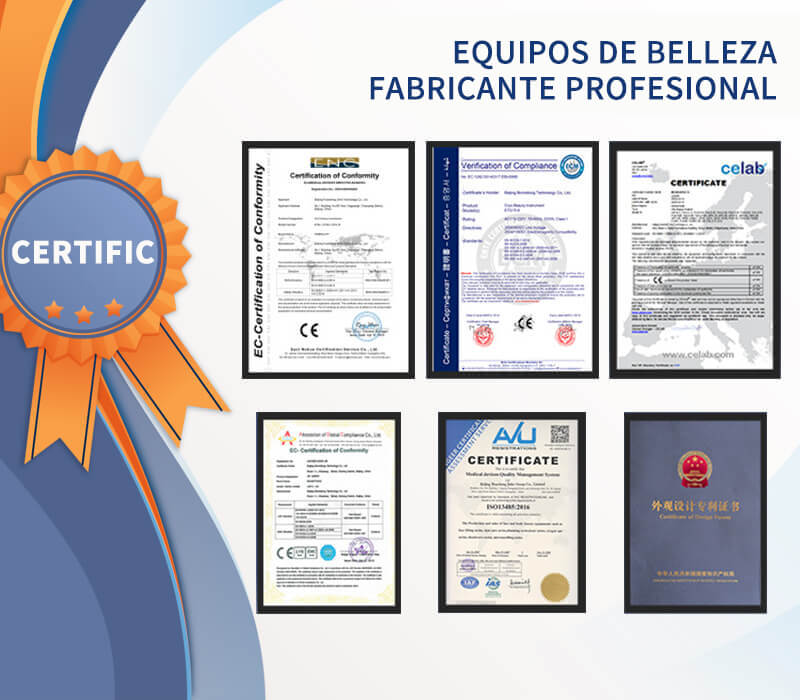 hifu machine certificate