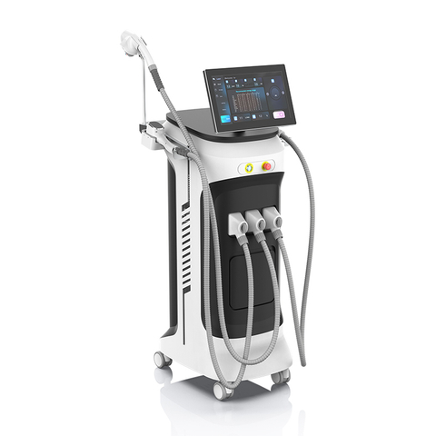 Diode Laser Tattoo Removal Multifunction 3 In 1 808nm Hair Removal Q Switched Nd Yag IPL Machine