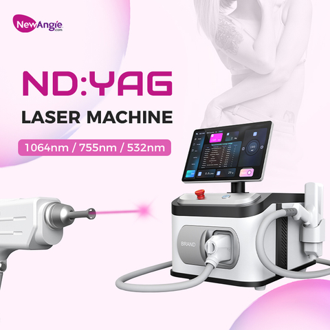 Nd:YAG Q-switched Laser Machine for Tattoo And Hair Removal