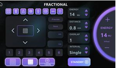 点阵模式操作界面
