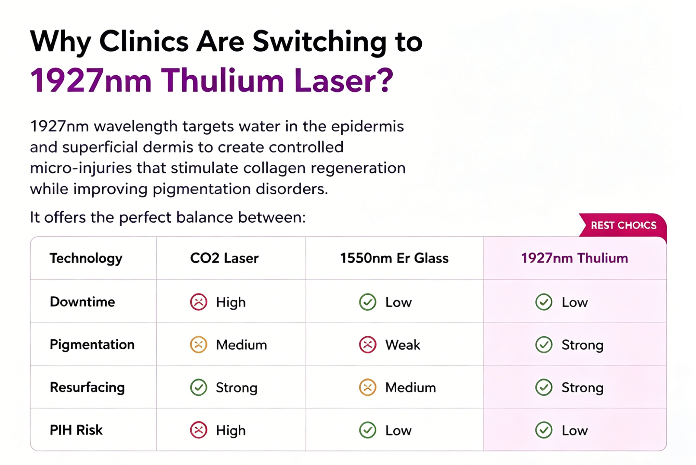 laser tulowy